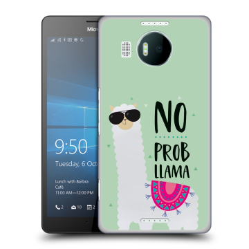 Пластиковый чехол на Microsoft Lumia 950 XL с принтом Лама Пластиковый чехол на Microsoft Lumia 950 XL с принтом Лама