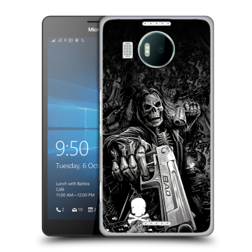 Пластиковый чехол на Microsoft Lumia 950 XL с принтом Скелет
