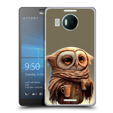 Пластиковый чехол на Microsoft Lumia 950 XL с принтом Сова Пластиковый чехол на Microsoft Lumia 950 XL с принтом Сова
