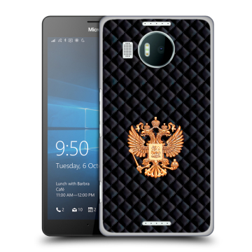 Пластиковый чехол на Microsoft Lumia 950 XL с принтом Герб России принт Пластиковый чехол на Microsoft Lumia 950 XL с принтом Герб России принт