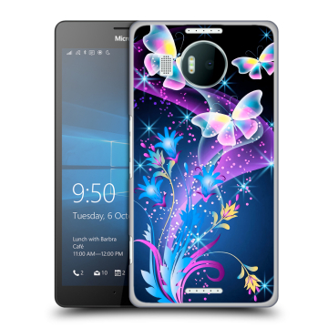 Пластиковый чехол на Microsoft Lumia 950 XL с принтом Бабочки