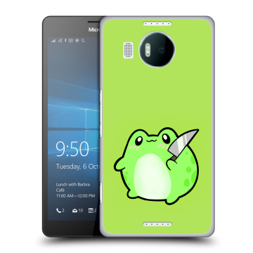 Пластиковый чехол на Microsoft Lumia 950 XL с принтом Лягушенок
