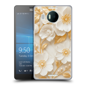 Пластиковый чехол на Microsoft Lumia 950 XL с принтом Цветы