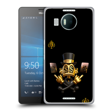 Пластиковый чехол на Microsoft Lumia 950 XL с принтом Золотой скрудж макдак