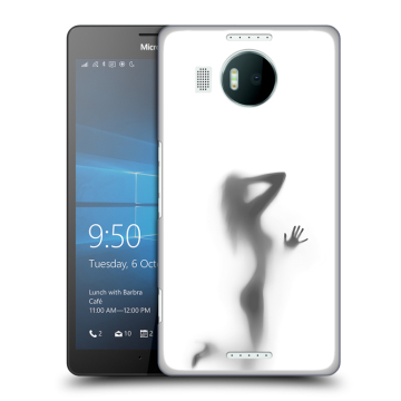Пластиковый чехол на Microsoft Lumia 950 XL с принтом Силуэт