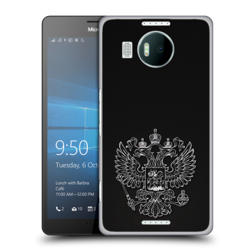 Пластиковый чехол на Microsoft Lumia 950 XL с принтом Герб России