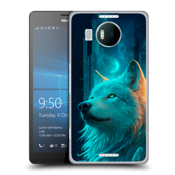Пластиковый чехол на Microsoft Lumia 950 XL с принтом бабочки саккура
