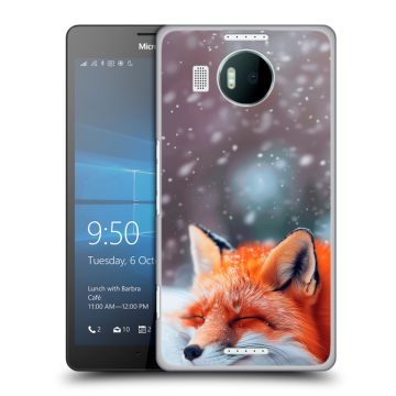 Пластиковый чехол на Microsoft Lumia 950 XL с принтом лиса