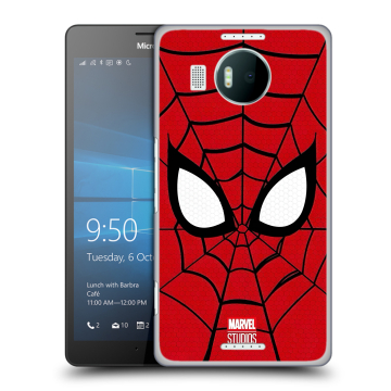 Пластиковый чехол на Microsoft Lumia 950 XL с принтом человек паук spiderman
