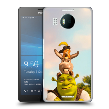 Пластиковый чехол на Microsoft Lumia 950 XL с принтом Шрек Shrek