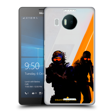 Пластиковый чехол на Microsoft Lumia 950 XL с принтом Контер страйк Counter strike