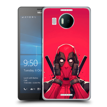 Пластиковый чехол на Microsoft Lumia 950 XL с принтом Дедпул Deadpool