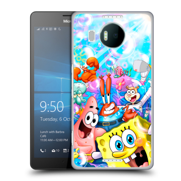 Пластиковый чехол на Microsoft Lumia 950 XL с принтом спанчбоб спанч боб Пластиковый чехол на Microsoft Lumia 950 XL с принтом спанчбоб спанч боб