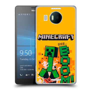 Пластиковый чехол на Microsoft Lumia 950 XL с принтом Майнкрафт Minecraft