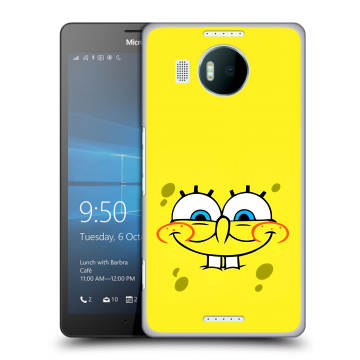 Пластиковый чехол на Microsoft Lumia 950 XL с принтом спанчбоб спанч боб