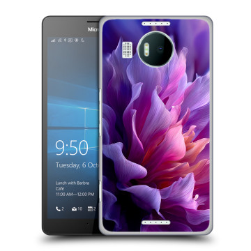 Пластиковый чехол на Microsoft Lumia 950 XL с принтом женский цветы Пластиковый чехол на Microsoft Lumia 950 XL с принтом женский цветы