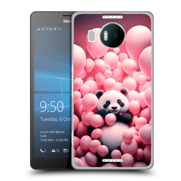 Пластиковый чехол на Microsoft Lumia 950 XL с принтом Панда