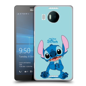 Пластиковый чехол на Microsoft Lumia 950 XL с принтом Лило и Стич