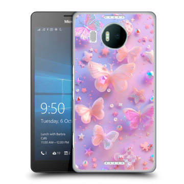 Пластиковый чехол на Microsoft Lumia 950 XL с принтом Бабочки