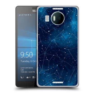 Пластиковый чехол на Microsoft Lumia 950 XL с принтом Космос звезды