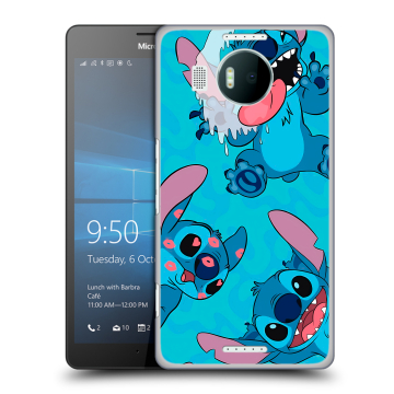 Пластиковый чехол на Microsoft Lumia 950 XL с принтом Лило и Стич