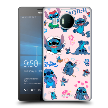 Пластиковый чехол на Microsoft Lumia 950 XL с принтом Лило и Стич Пластиковый чехол на Microsoft Lumia 950 XL с принтом Лило и Стич