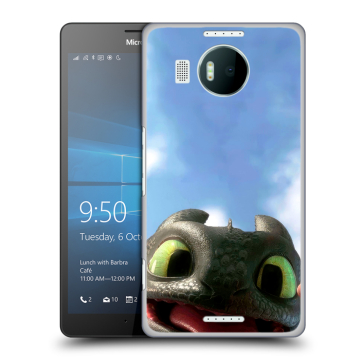 Пластиковый чехол на Microsoft Lumia 950 XL с принтом Как приручить дракона