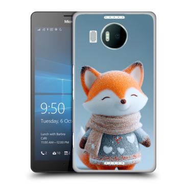 Пластиковый чехол на Microsoft Lumia 950 XL с принтом Лиса