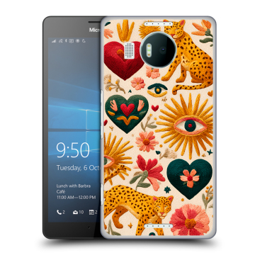 Пластиковый чехол на Microsoft Lumia 950 XL с принтом Модный принт