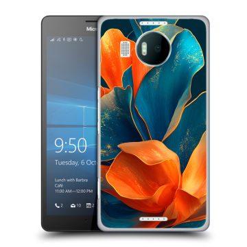 Пластиковый чехол на Microsoft Lumia 950 XL с принтом Цветы