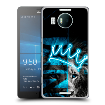 Пластиковый чехол на Microsoft Lumia 950 XL с принтом Король лев Пластиковый чехол на Microsoft Lumia 950 XL с принтом Король лев