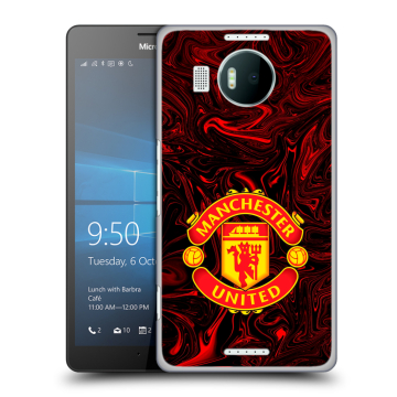 Пластиковый чехол на Microsoft Lumia 950 XL с принтом Manchester United Пластиковый чехол на Microsoft Lumia 950 XL с принтом Manchester United