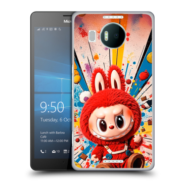 Пластиковый чехол на Microsoft Lumia 950 XL с принтом Labubu Лабубу