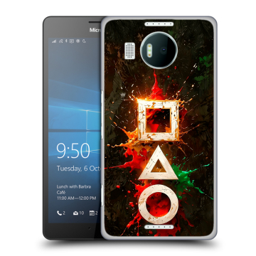 Пластиковый чехол на Microsoft Lumia 950 XL с принтом Squid Game Игра кальмара