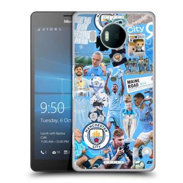 Пластиковый чехол на Microsoft Lumia 950 XL с принтом Man City Манчестер Сити Пластиковый чехол на Microsoft Lumia 950 XL с принтом Man City Манчестер Сити