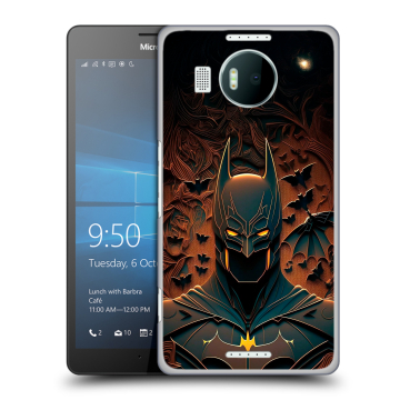 Пластиковый чехол на Microsoft Lumia 950 XL с принтом Batman Бэтмен Пластиковый чехол на Microsoft Lumia 950 XL с принтом Batman Бэтмен