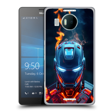 Пластиковый чехол на Microsoft Lumia 950 XL с принтом IronMan Железный человек