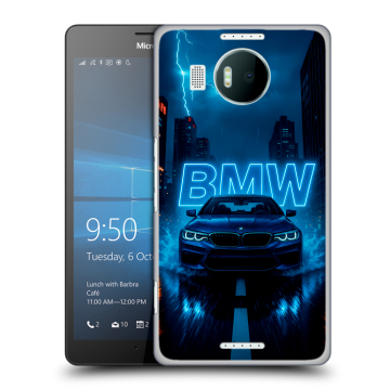 Пластиковый чехол на Microsoft Lumia 950 XL с принтом BMW БМВ Пластиковый чехол на Microsoft Lumia 950 XL с принтом BMW БМВ