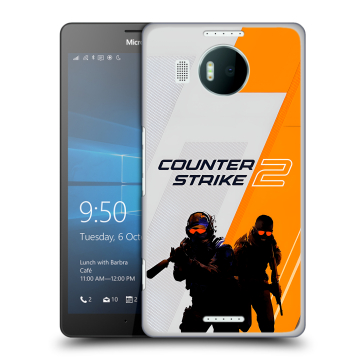 Пластиковый чехол на Microsoft Lumia 950 XL с принтом Counter Strike