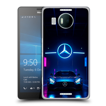 Пластиковый чехол на Microsoft Lumia 950 XL с принтом Mercedes Мерседес Пластиковый чехол на Microsoft Lumia 950 XL с принтом Mercedes Мерседес