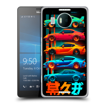 Пластиковый чехол на Microsoft Lumia 950 XL с принтом машины тачки Пластиковый чехол на Microsoft Lumia 950 XL с принтом машины тачки