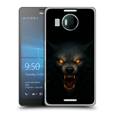 Пластиковый чехол на Microsoft Lumia 950 XL с принтом Волк Пластиковый чехол на Microsoft Lumia 950 XL с принтом Волк