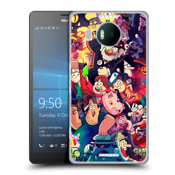 Пластиковый чехол на Microsoft Lumia 950 XL с принтом Gravity Falls Гравити Фолз