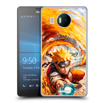 Пластиковый чехол на Microsoft Lumia 950 XL с принтом Аниме Наруто Naruto