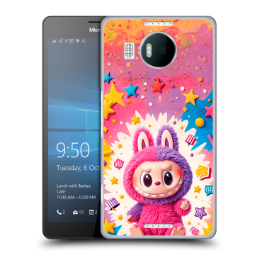 Пластиковый чехол на Microsoft Lumia 950 XL с принтом Labubu Лабубу Пластиковый чехол на Microsoft Lumia 950 XL с принтом Labubu Лабубу