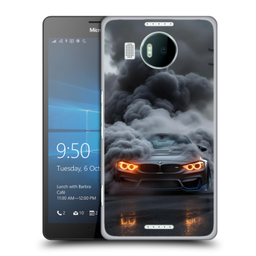 Пластиковый чехол на Microsoft Lumia 950 XL с принтом BMW БМВ
