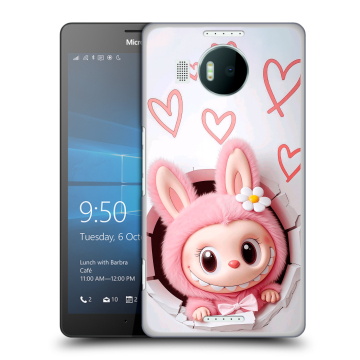 Пластиковый чехол на Microsoft Lumia 950 XL с принтом Labubu Лабубу