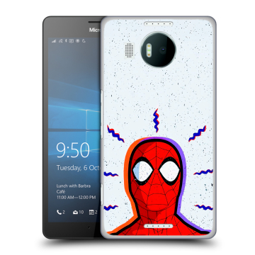 Пластиковый чехол на Microsoft Lumia 950 XL с принтом Spiderman Человек паук Пластиковый чехол на Microsoft Lumia 950 XL с принтом Spiderman Человек паук