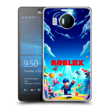 Пластиковый чехол на Microsoft Lumia 950 XL с принтом Roblox Роблокс