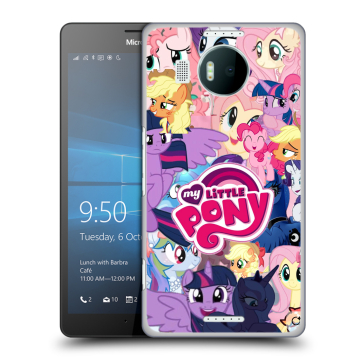 Пластиковый чехол на Microsoft Lumia 950 XL с принтом My little pony Дружба чудо Пластиковый чехол на Microsoft Lumia 950 XL с принтом My little pony Дружба чудо
